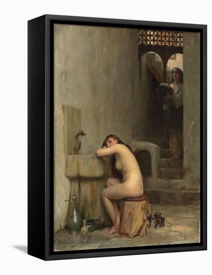 Repos Au Bain, 1888-Theodore Jacques Ralli-Framed Stretched Canvas