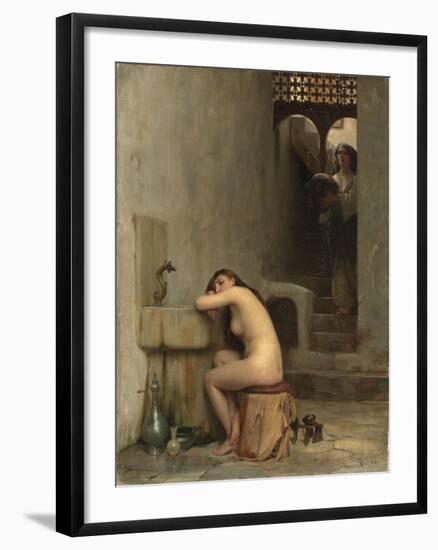 Repos Au Bain, 1888-Theodore Jacques Ralli-Framed Giclee Print