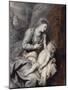 Repos Durant La Fuite En Egypte - the Rest on the Flight into Egypt Par Dyck, Sir Anthony Van (1599-Anthony Van Dyck-Mounted Giclee Print