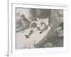 Repos sur le lit-Edgar Degas-Framed Giclee Print