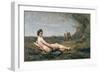 Repose, 1860-Jean-Baptiste-Camille Corot-Framed Giclee Print