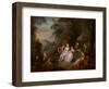 Repose in a Park-Jean-Baptiste Joseph Pater-Framed Giclee Print