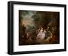 Repose in a Park-Jean-Baptiste Joseph Pater-Framed Giclee Print