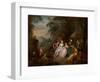 Repose in a Park-Jean-Baptiste Joseph Pater-Framed Giclee Print