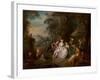 Repose in a Park-Jean-Baptiste Joseph Pater-Framed Giclee Print