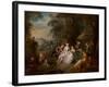 Repose in a Park-Jean-Baptiste Joseph Pater-Framed Giclee Print