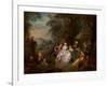 Repose in a Park-Jean-Baptiste Joseph Pater-Framed Giclee Print