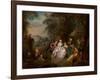 Repose in a Park-Jean-Baptiste Joseph Pater-Framed Giclee Print