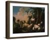 Repose of Herd-Philipp Peter Roos-Framed Giclee Print