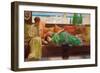 Repose (Oil on Panel)-Henry Siddons Mowbray-Framed Giclee Print