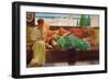 Repose (Oil on Panel)-Henry Siddons Mowbray-Framed Giclee Print