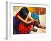 Repose-Monica Stewart-Framed Art Print