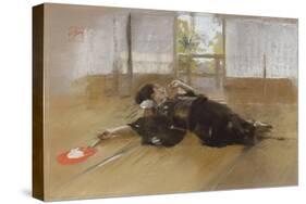 Repose-Thomas Jones Barker-Stretched Canvas