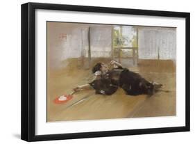 Repose-Thomas Jones Barker-Framed Giclee Print