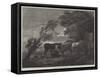 Repose-Thomas Gainsborough-Framed Stretched Canvas