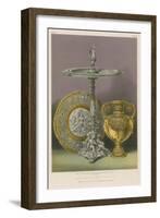 Repousse Silver Table Etc by Messrs Elkington and Co, Birmingham and London-null-Framed Giclee Print