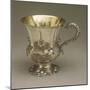 Repousse Victorian Style Silver Mug with Floral Decoration-null-Mounted Giclee Print