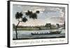 Representation of a Tent Boat, or Plantation Barge, 1813-null-Framed Stretched Canvas