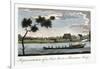 Representation of a Tent Boat, or Plantation Barge, 1813-null-Framed Giclee Print