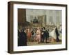 Representation of Comedians During the Carnival in St Mark's Square in Venice-null-Framed Giclee Print