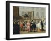 Representation of Comedians During the Carnival in St Mark's Square in Venice-null-Framed Giclee Print