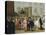 Representation of Comedians During the Carnival in St Mark's Square in Venice-null-Stretched Canvas