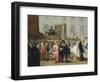 Representation of Comedians During the Carnival in St Mark's Square in Venice-null-Framed Giclee Print