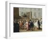 Representation of Comedians During the Carnival in St Mark's Square in Venice-null-Framed Giclee Print