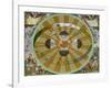 Representation of His System Showing Earth Circling the Sun-Andreas Cellarius-Framed Photographic Print