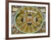 Representation of His System Showing Earth Circling the Sun-Andreas Cellarius-Framed Photographic Print