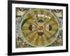 Representation of His System Showing Earth Circling the Sun-Andreas Cellarius-Framed Photographic Print