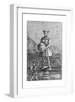 Representation of Mona, 1834-null-Framed Giclee Print