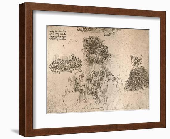 Representation of natural phenomena, c1472-c1519 (1883)-Leonardo Da Vinci-Framed Giclee Print