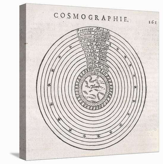 Representation of Ptolemy's Planetary System Which Features the Earth at the Centre of the Universe-Michelet-Stretched Canvas