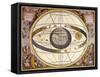 Representation of Ptolemy's System Showing Earth-Andreas Cellarius-Framed Stretched Canvas