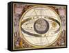 Representation of Ptolemy's System Showing Earth-Andreas Cellarius-Framed Stretched Canvas