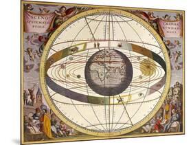 Representation of Ptolemy's System Showing Earth-Andreas Cellarius-Mounted Photographic Print