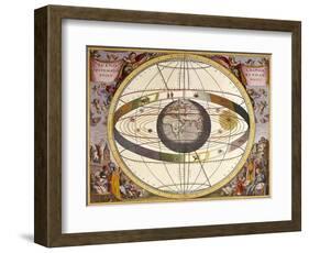 Representation of Ptolemy's System Showing Earth-Andreas Cellarius-Framed Photographic Print