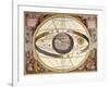 Representation of Ptolemy's System Showing Earth-Andreas Cellarius-Framed Photographic Print