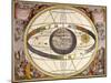 Representation of Ptolemy's System Showing Earth-Andreas Cellarius-Mounted Premium Photographic Print