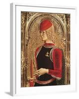 Representation of St George, Detail of the Altarpiece-Carlo Crivelli-Framed Giclee Print