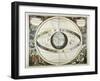 Representation of the Universe as Tycho Brahe-Andreas Cellarius-Framed Art Print