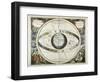 Representation of the Universe as Tycho Brahe-Andreas Cellarius-Framed Art Print