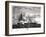 Representation of the Us Frigate, "Constitution," Isaac Hull (1773-1843) Esq. Commander-Thomas Birch-Framed Giclee Print