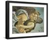 Representation of Wind, Detail from Birth of Venus, 1484-Sandro Botticelli-Framed Giclee Print