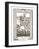 Representations of the Shooting Match by the London Archers in the Reign of Queen Elizabeth, 1793-null-Framed Giclee Print