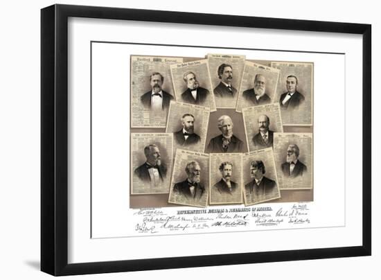 Representative Journals and Journalists of America-Root & Tinker-Framed Art Print