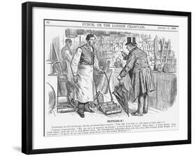 Reprisals, 1888-Charles Samuel Keene-Framed Giclee Print