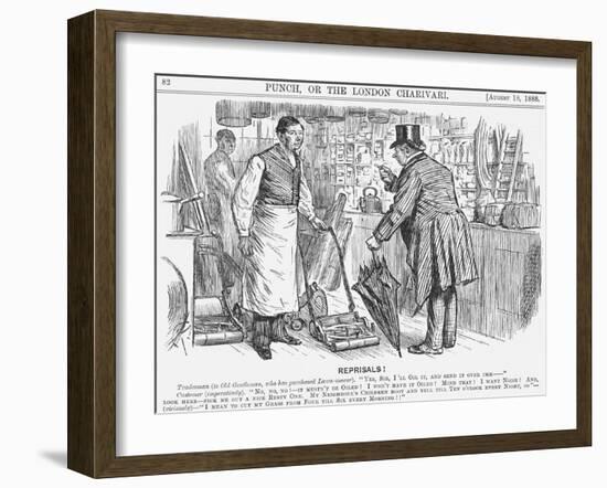 Reprisals, 1888-Charles Samuel Keene-Framed Giclee Print