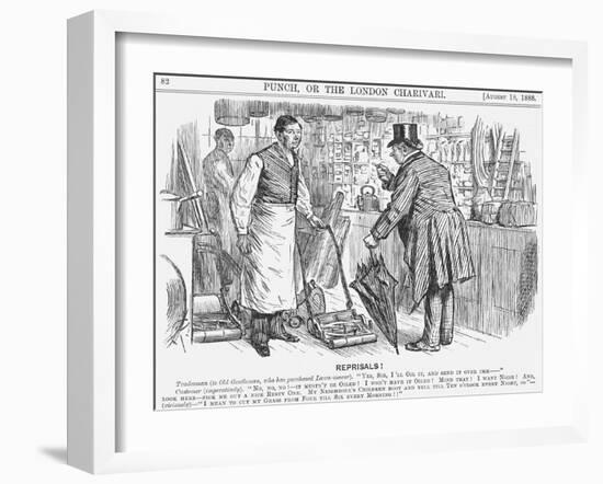 Reprisals, 1888-Charles Samuel Keene-Framed Giclee Print